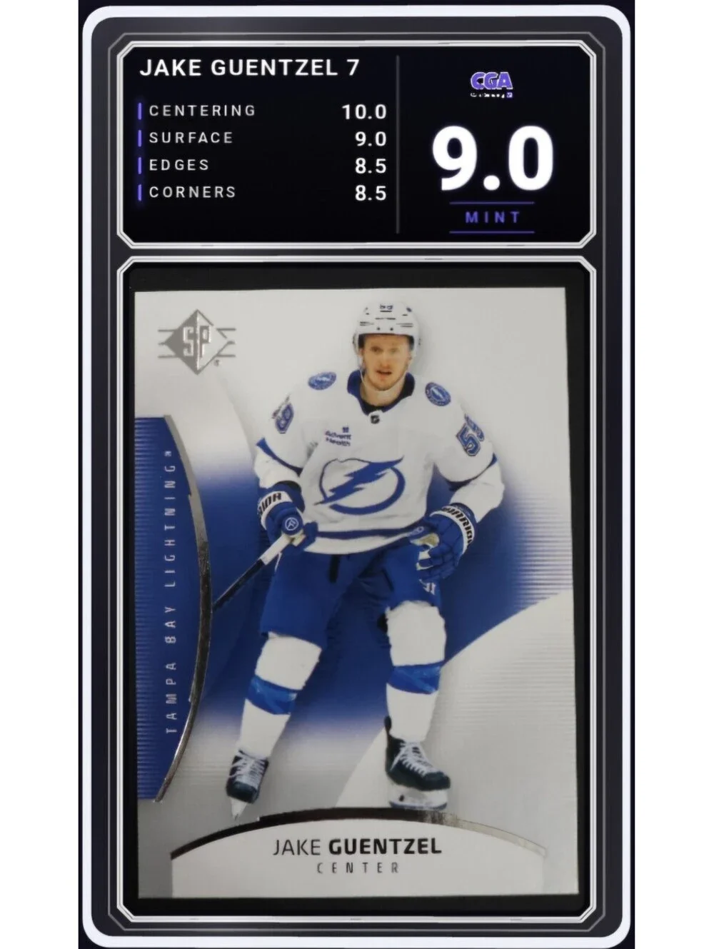 2025-26 SP Upper Deck #7 Jake Guentzel Lightning NHL - CGA 9.0 Digital Grade